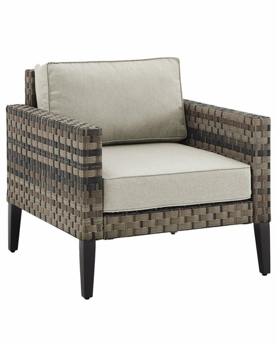 Seating Crosley | Crosley Furniture Prescott Outdoor Wicker Armchair Home Seating