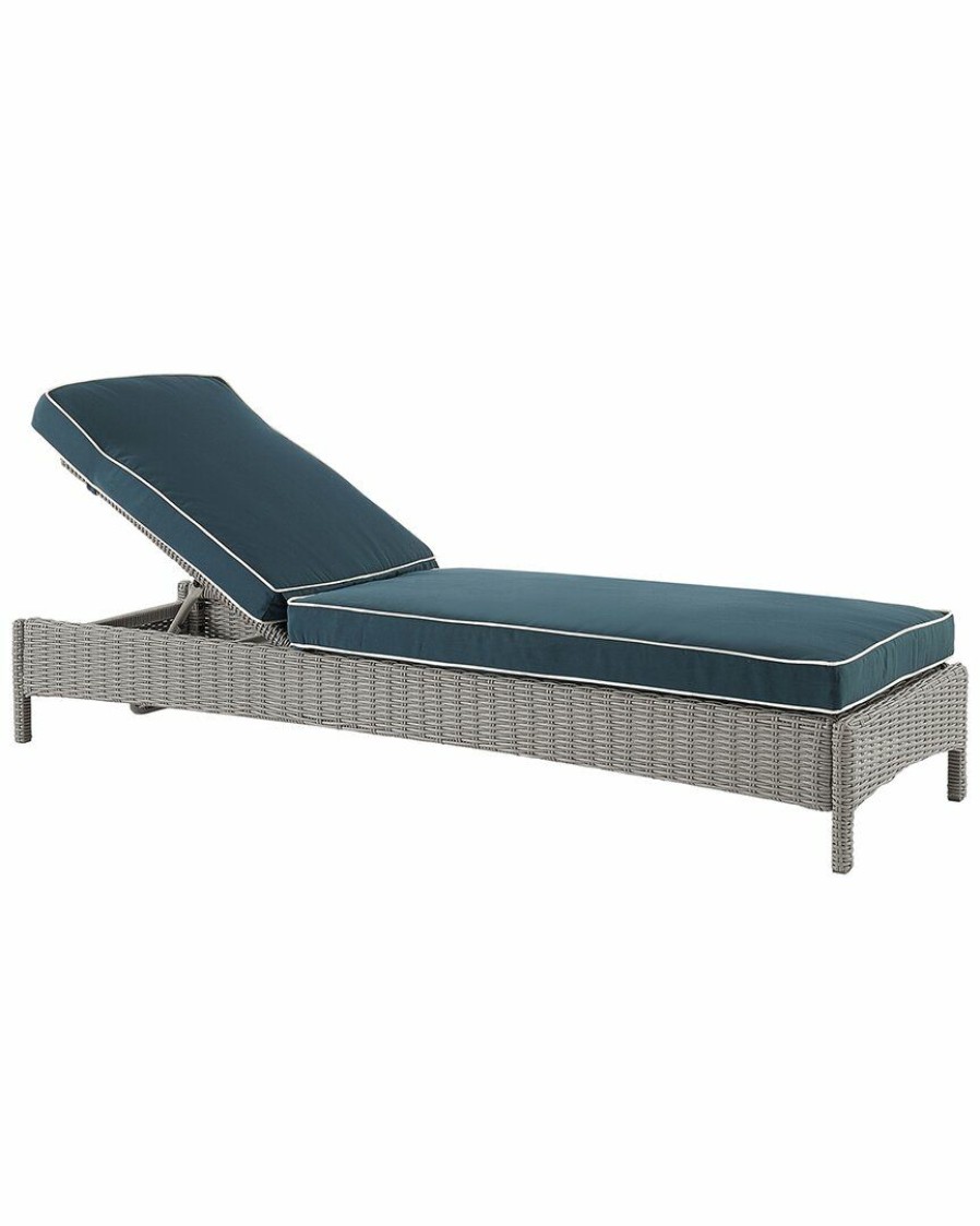 Seating Crosley | Crosley Bradenton Outdoor Wicker Chaise Lounge Home Seating