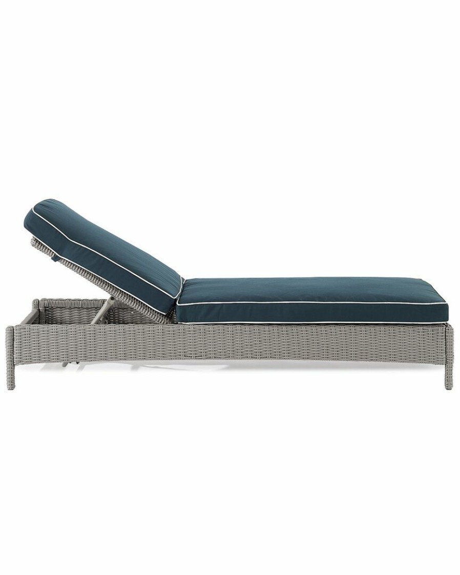 Seating Crosley | Crosley Bradenton Outdoor Wicker Chaise Lounge Home Seating