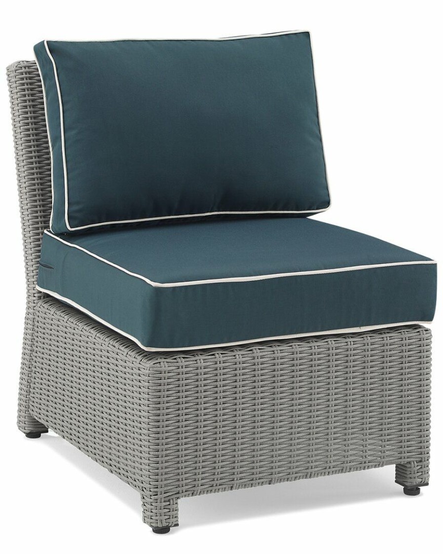 Seating Crosley | Crosley Furniture Bradenton Outdoor Wicker Sectional Center Chair Home Seating