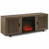 Tv Stands & Consoles Crosley | Crosley Furniture Silas 58In Low-Profile Tv Stand W/Fireplace Home Tv Stands & Consoles