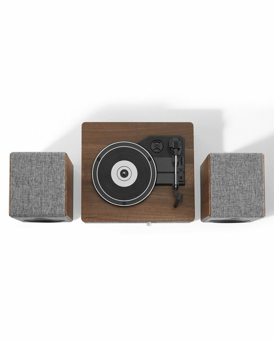 Smart Home Devices Crosley | Crosley Radio Gray Aria Shelf System Home Smart Home Devices