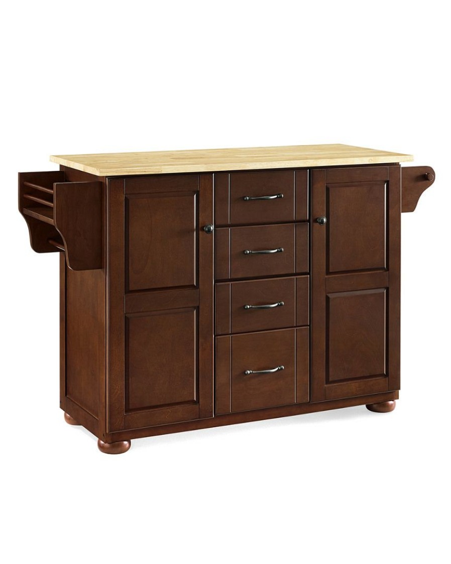 Sideboards & Credenzas Crosley | Crosley Eleanor Wood Top Kitchen Island Home Sideboards & Credenzas