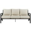 Seating Crosley | Crosley Kaplan Outdoor Metal Sofa Home Seating