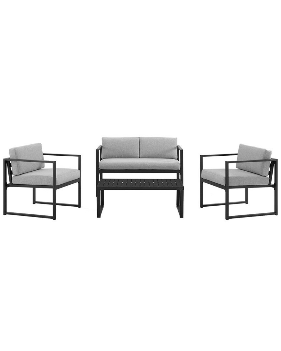 Seating Crosley | Crosley Furniture Hamilton 4Pc Conversation Set Home Seating