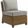 Seating Crosley | Crosley Furniture Bradenton Outdoor Wicker Sectional Center Chair Home Seating