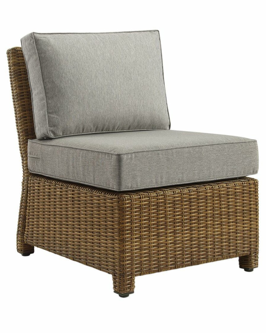 Seating Crosley | Crosley Furniture Bradenton Outdoor Wicker Sectional Center Chair Home Seating