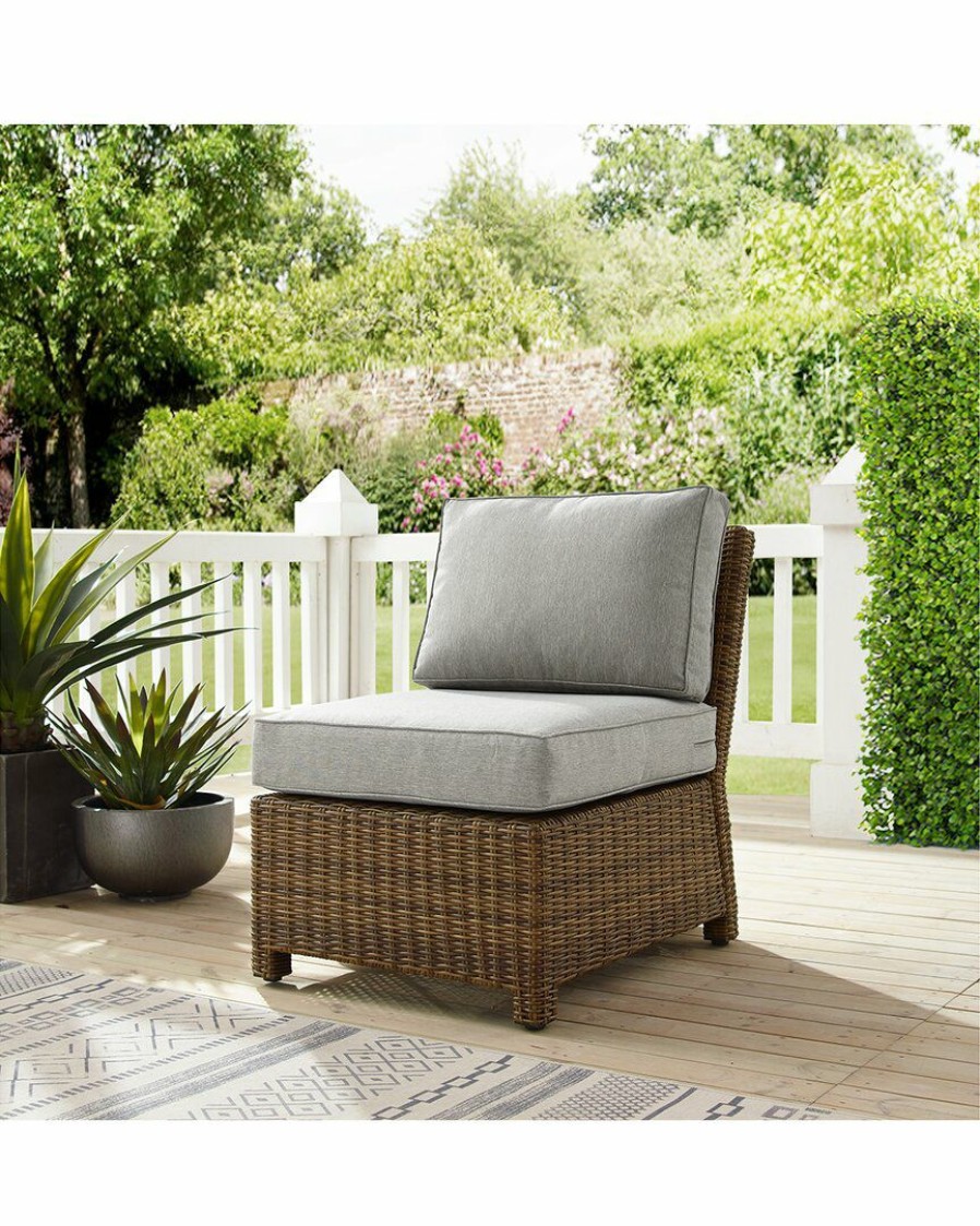 Seating Crosley | Crosley Furniture Bradenton Outdoor Wicker Sectional Center Chair Home Seating