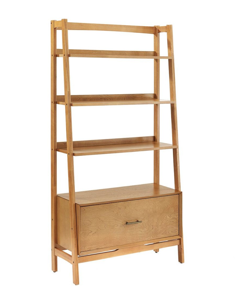 Bookcases & Shelving Crosley | Crosley Landon Large Etagere Home Bookcases & Shelving