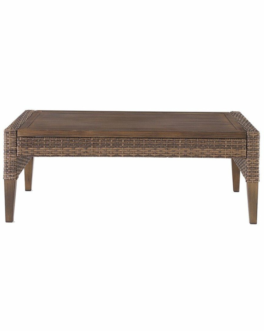 Seating Crosley | Crosley Capella Outdoor Wicker Coffee Table Home Seating