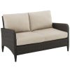 Seating Crosley | Crosley Kiawah Outdoor Wicker Loveseat Home Seating