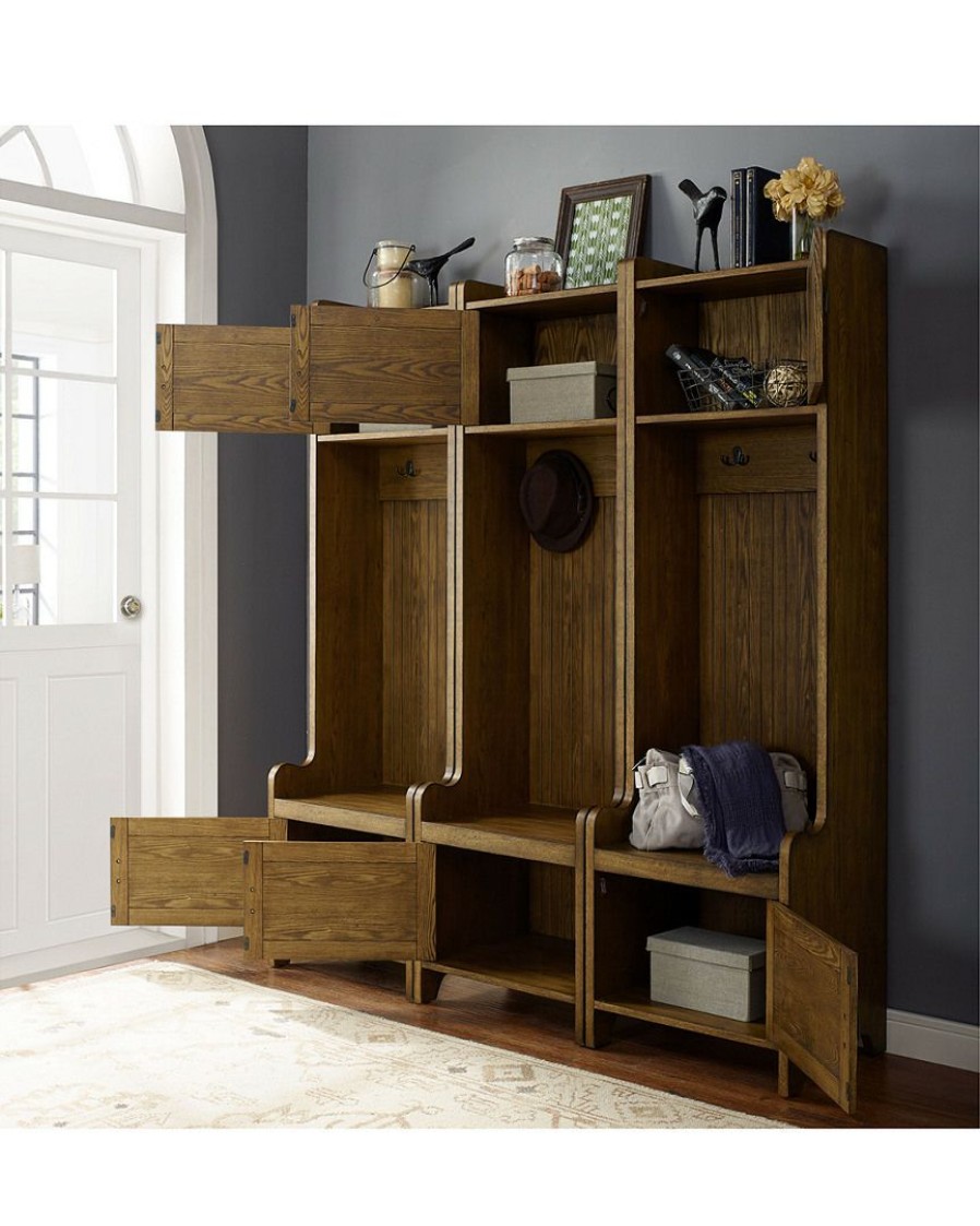 Bookcases & Shelving Crosley | Crosley Fremont 3Pc Entryway Kit Home Bookcases & Shelving