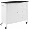 Sideboards & Credenzas Crosley | Crosley Soren Granite Top Kitchen Island/Cart Home Sideboards & Credenzas