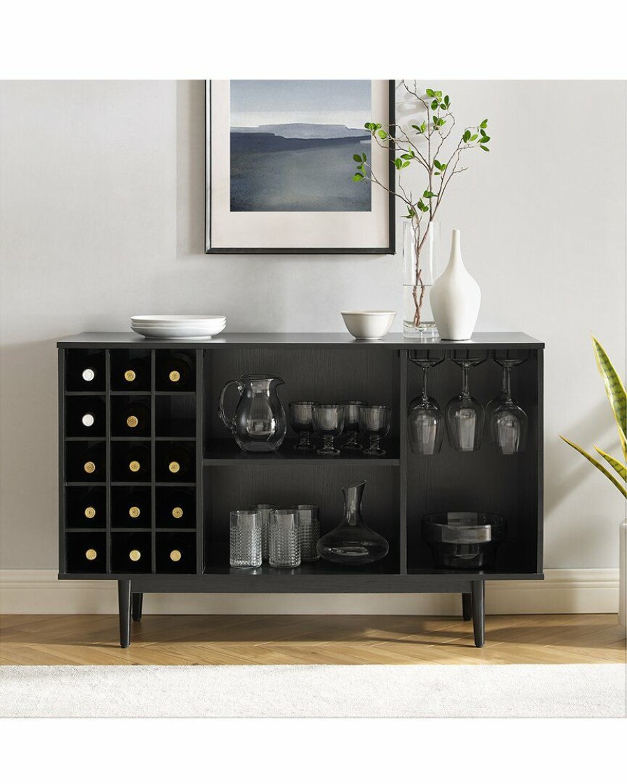 Tv Stands & Consoles Crosley | Crosley Furniture Liam Wine Storage Sideboard Home Tv Stands & Consoles