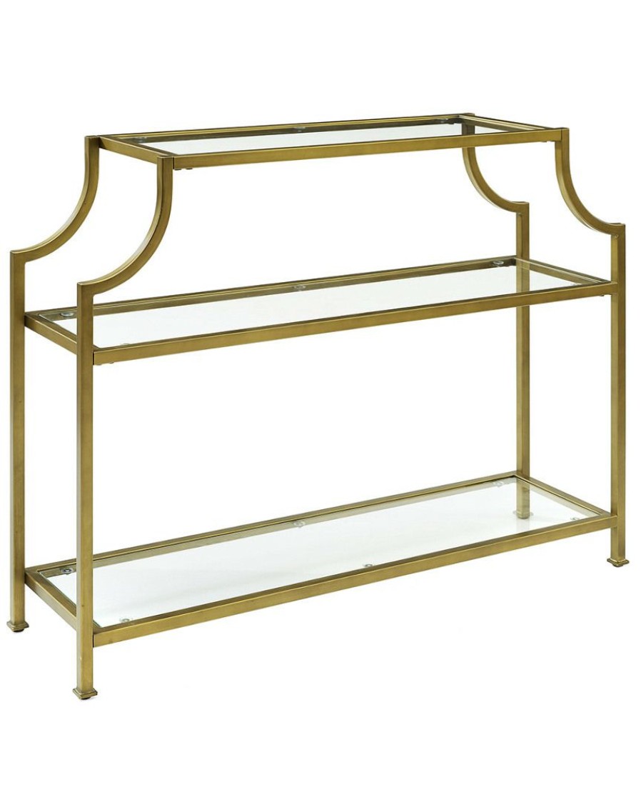 Tv Stands & Consoles Crosley | Crosley Aimee Glass Console Table Home Tv Stands & Consoles