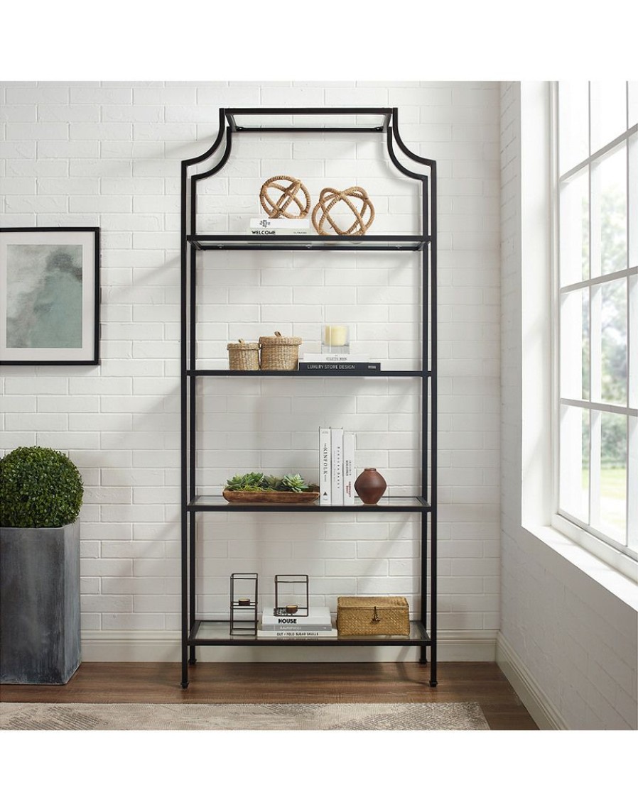 Bookcases & Shelving Crosley | Crosley Aimee Etagere Home Bookcases & Shelving