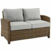 Seating Crosley | Crosley Bradenton Outdoor Wicker Loveseat Home Seating