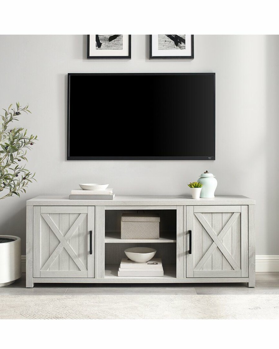 Tv Stands & Consoles Crosley | Crosley Furniture Gordon 58In Low-Profile Tv Stand Home Tv Stands & Consoles