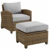 Seating Crosley | Crosley Bradenton 2Pc Outdoor Wicker Chair Set Home Seating