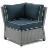 Seating Crosley | Crosley Furniture Bradenton Outdoor Wicker Sectional Corner Chair Home Seating