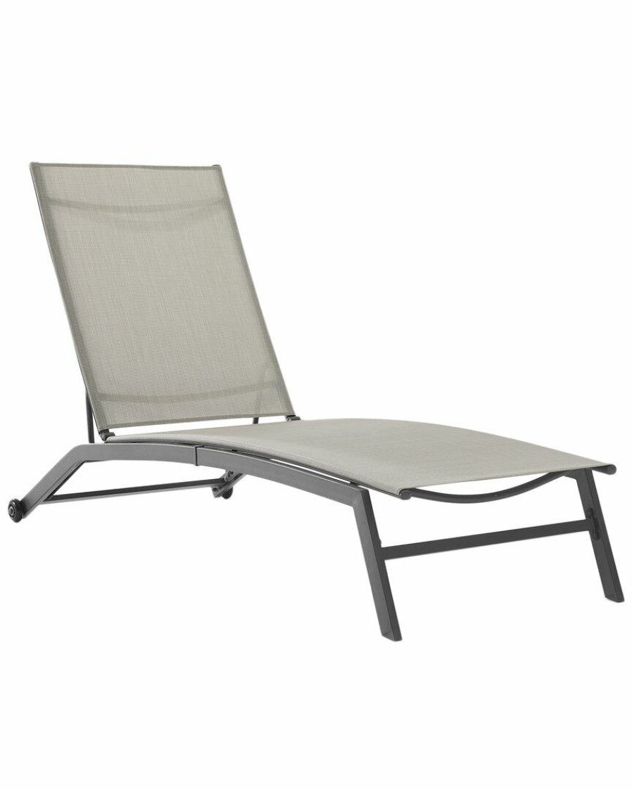 Seating Crosley | Crosley Furniture Weaver Outdoor Sling Chaise Lounge Home Seating