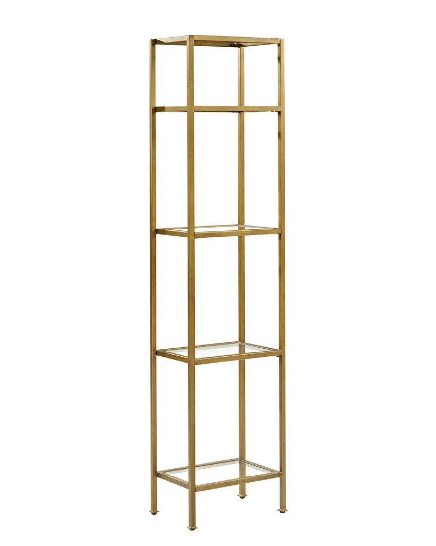 Bookcases & Shelving Crosley | Crosley Aimee Narrow Etagere Home Bookcases & Shelving