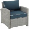 Seating Crosley | Crosley Bradenton Outdoor Wicker Armchair Home Seating