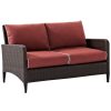 Seating Crosley | Crosley Kiawah Outdoor Wicker Loveseat Home Seating