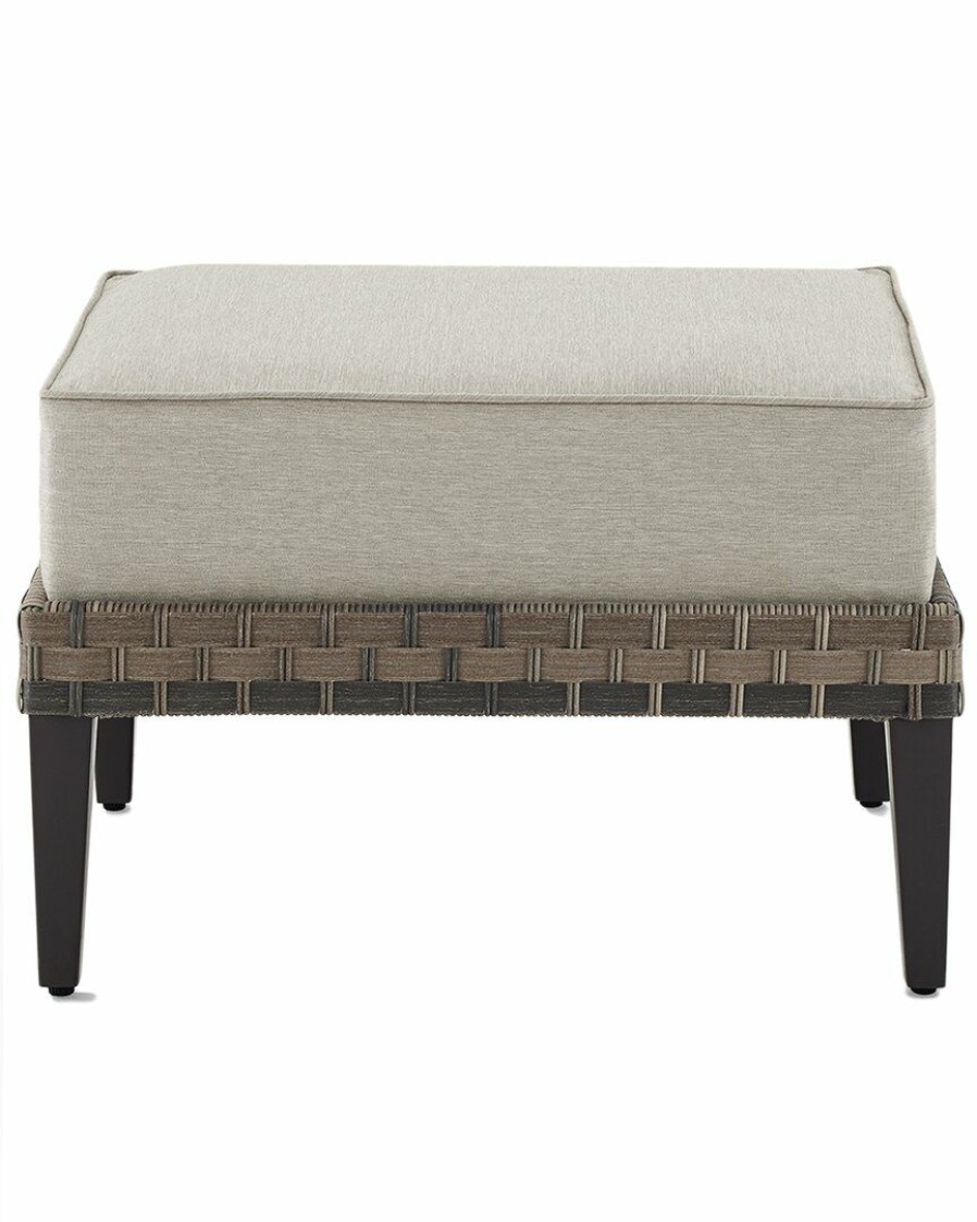 Seating Crosley | Crosley Furniture Prescott Outdoor Wicker Ottoman Home Seating