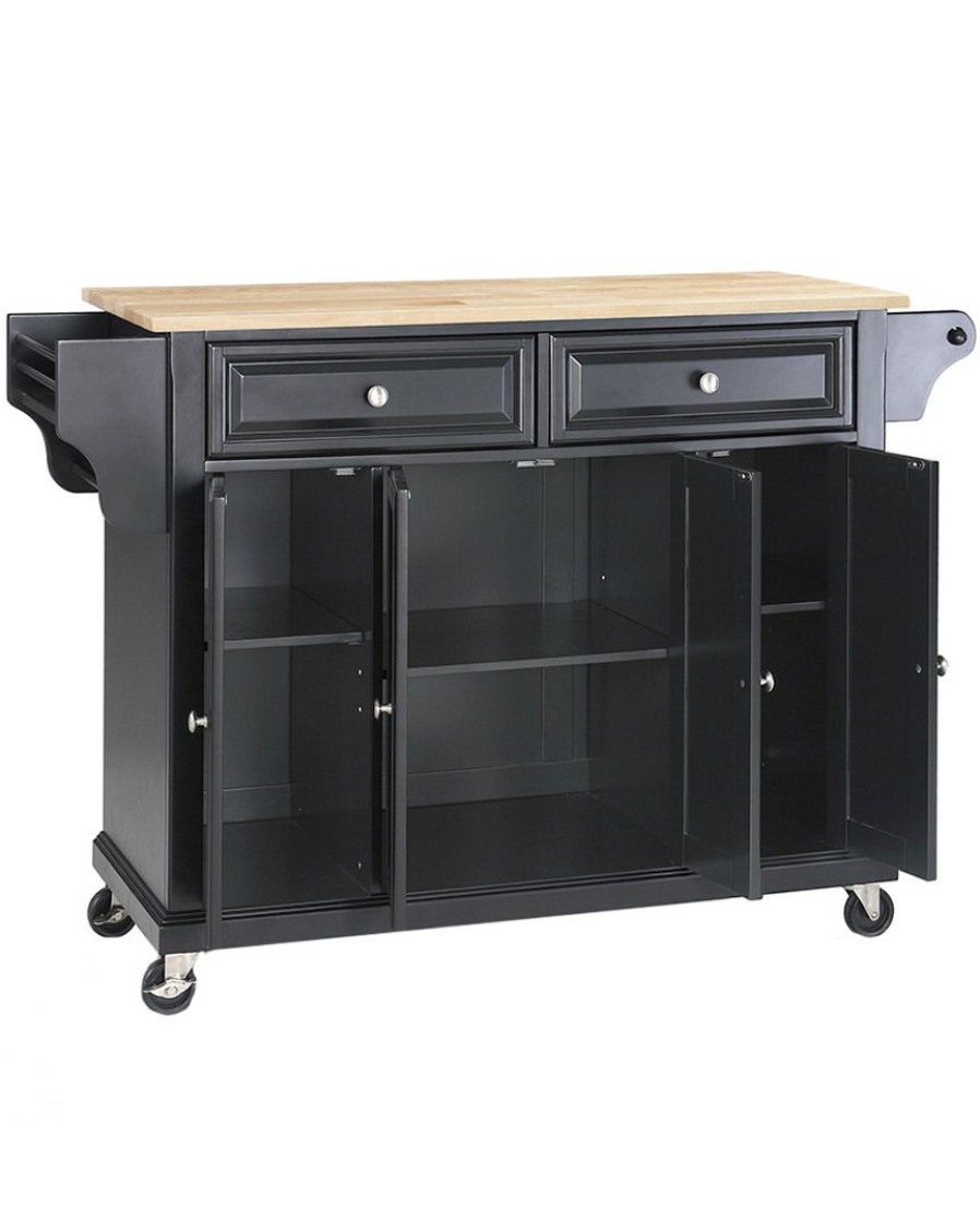 Dining Tables Crosley | Crosley Wood Top Kitchen Cart Home Dining Tables