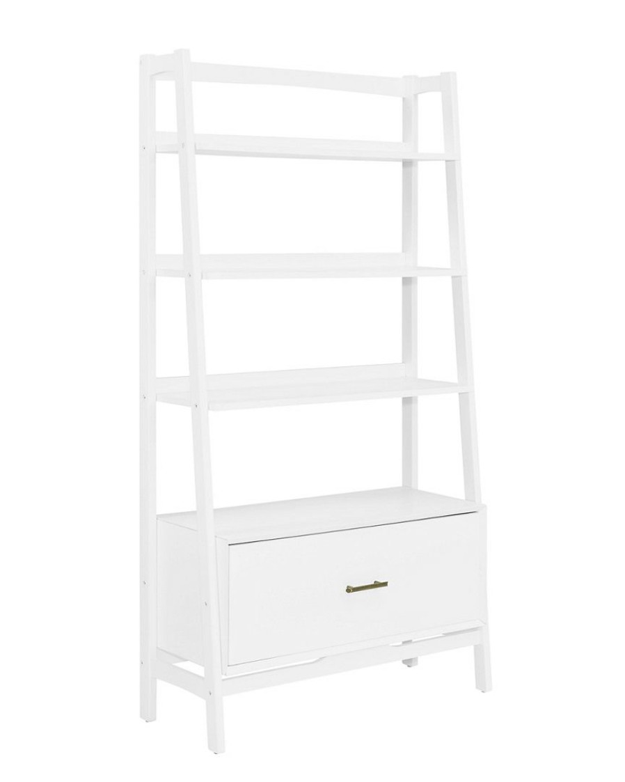 Bookcases & Shelving Crosley | Crosley Landon Large Etagere Home Bookcases & Shelving