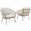 Seating Crosley | Crosley Furniture Juniper 2Pc Indoor/Outdoor Wicker Armchair Set Home Seating