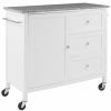 Sideboards & Credenzas Crosley | Crosley Soren Granite Top Kitchen Island/Cart Home Sideboards & Credenzas