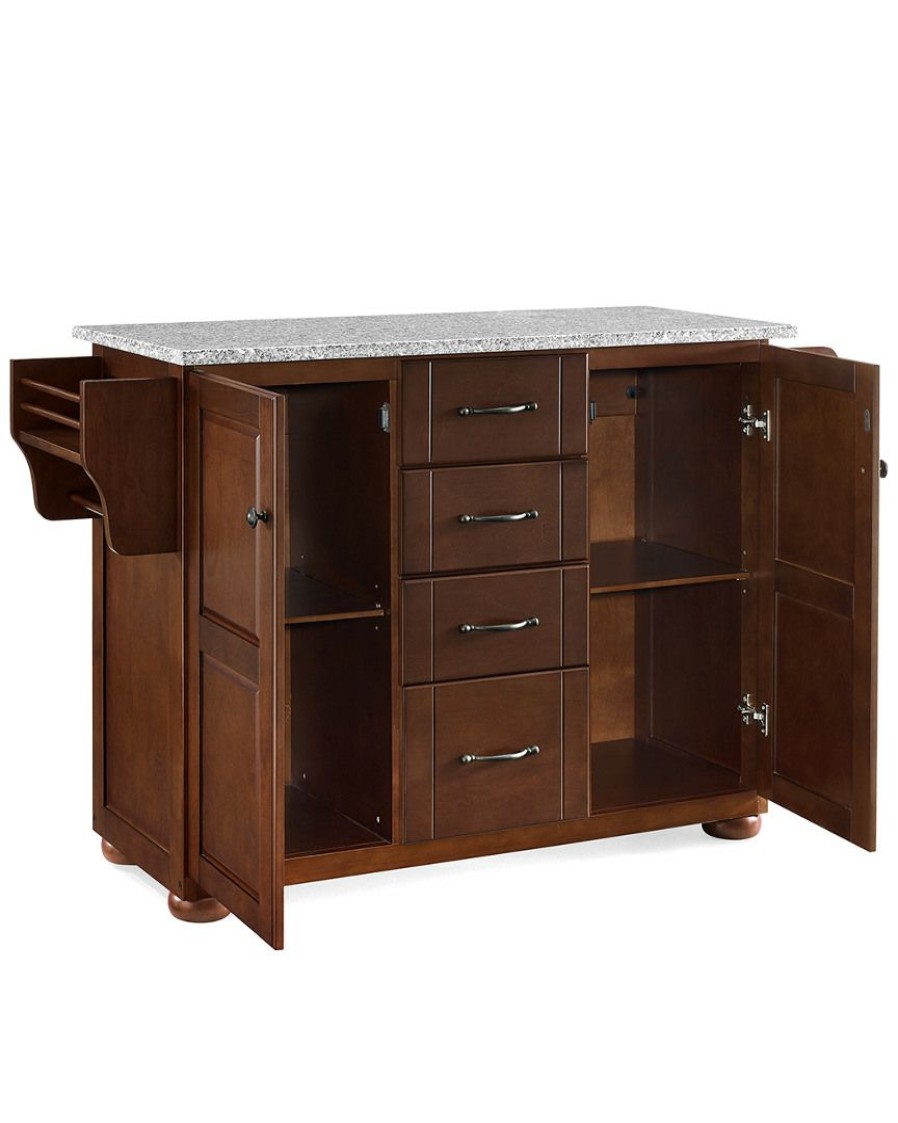 Sideboards & Credenzas Crosley | Crosley Eleanor Granite Top Kitchen Island Home Sideboards & Credenzas