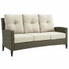 Seating Crosley | Crosley Rockport Outdoor Wicker High Back Sofa Home Seating