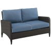 Seating Crosley | Crosley Kiawah Outdoor Wicker Loveseat Home Seating