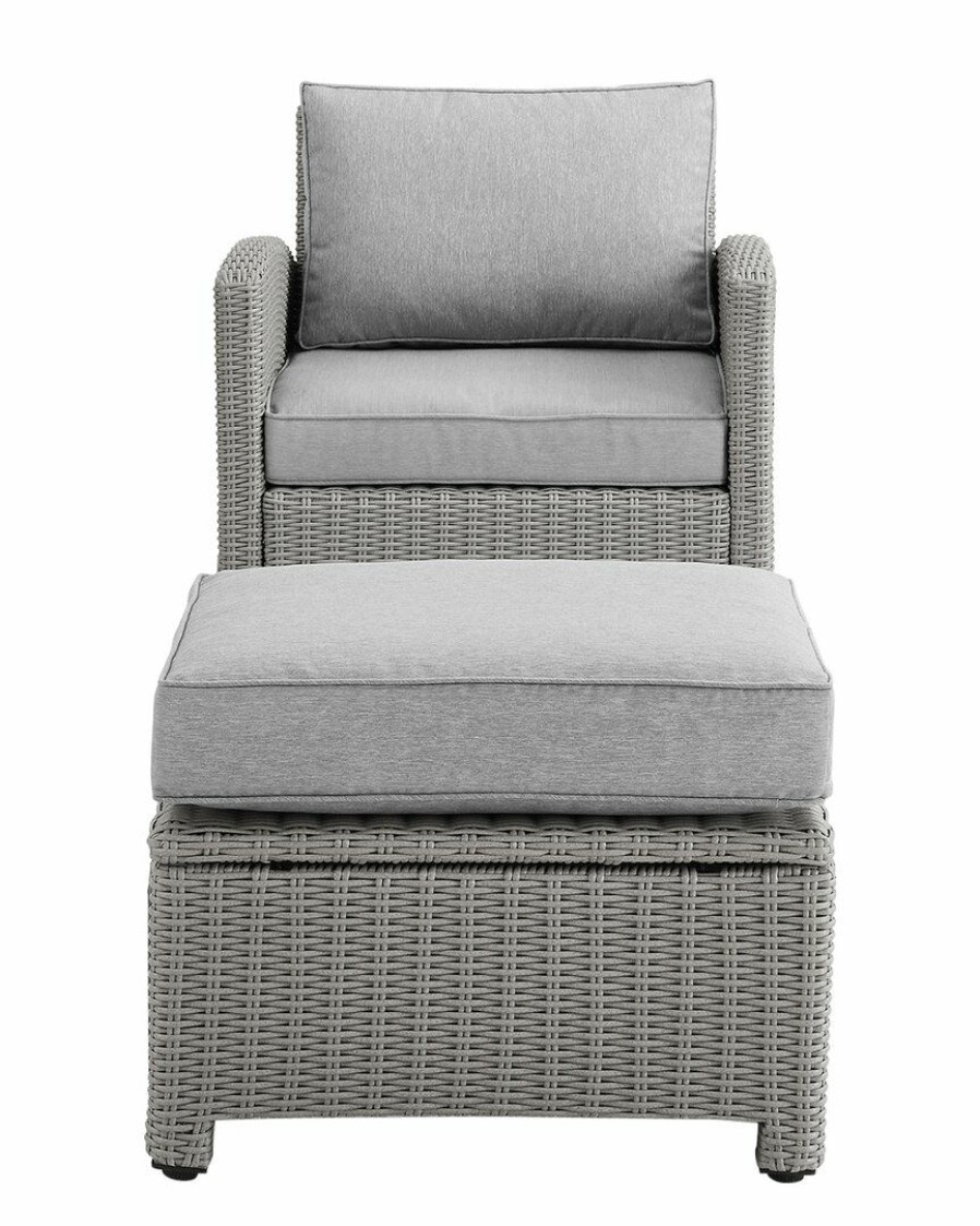 Seating Crosley | Crosley Bradenton 2Pc Outdoor Wicker Chair Set Home Seating