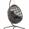 Seating Crosley | Crosley Tess Indoor/Outdoor Wicker Hanging Egg Chair Home Seating