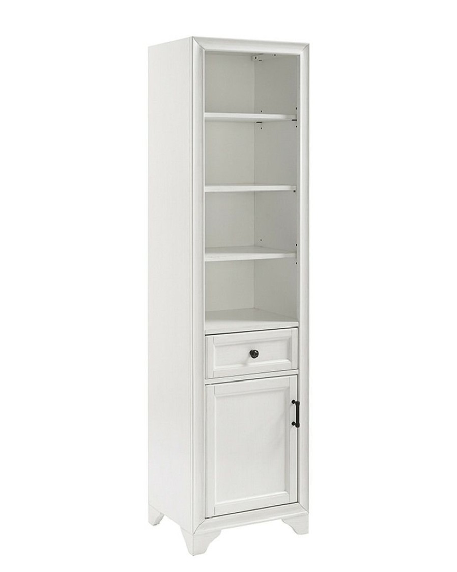 Bookcases & Shelving Crosley | Crosley Tara Linen Cabinet Home Bookcases & Shelving