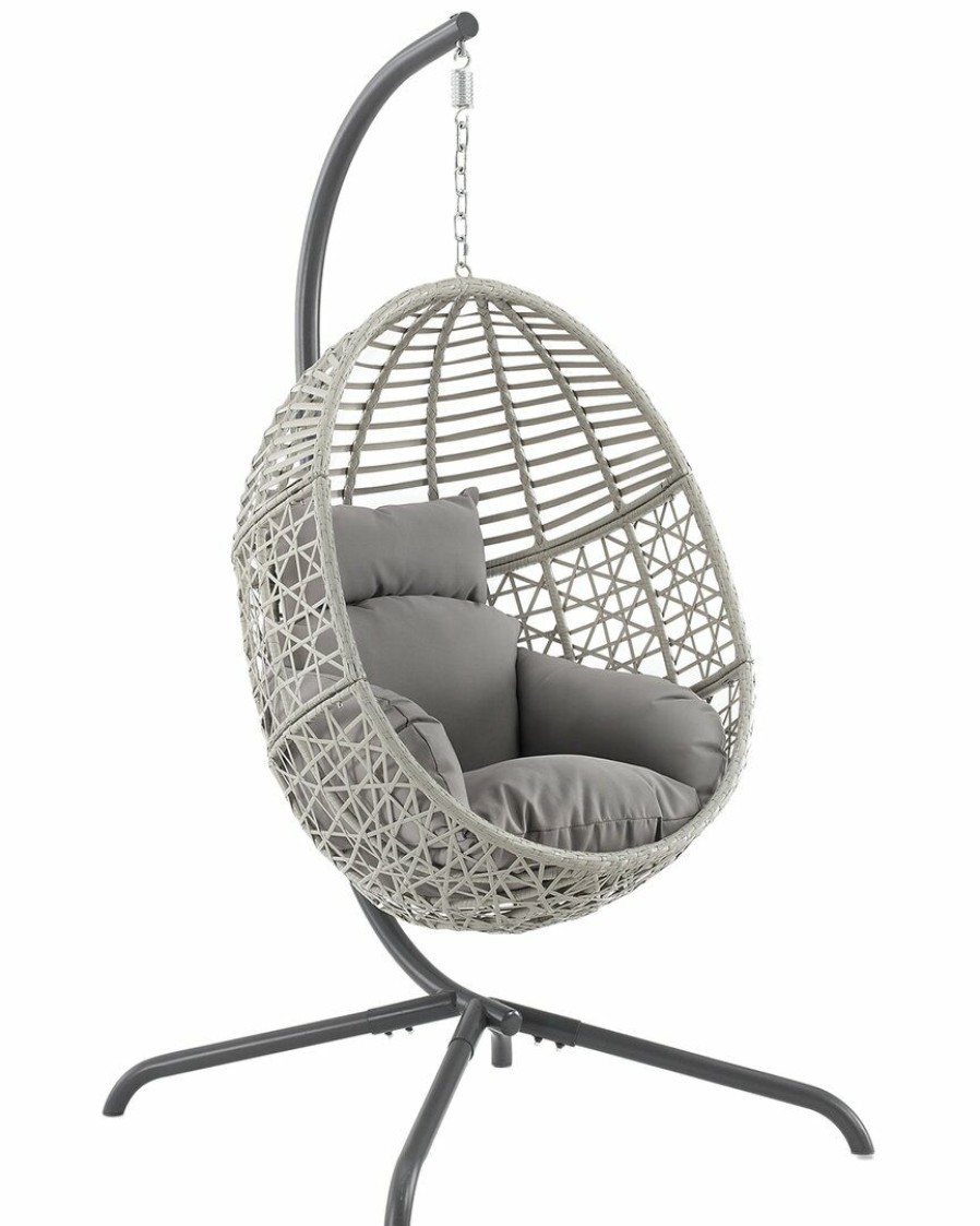 Seating Crosley | Crosley Lorelei Indoor/Outdoor Wicker Hanging Egg Chair Home Seating