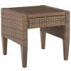 Seating Crosley | Crosley Capella Outdoor Wicker Side Table Home Seating