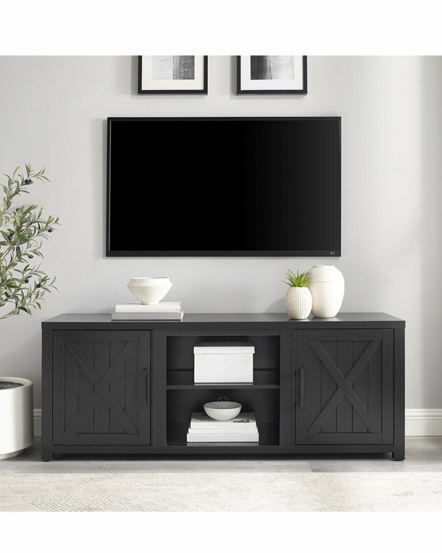 Tv Stands & Consoles Crosley | Crosley Furniture Gordon 58In Low-Profile Tv Stand Home Tv Stands & Consoles