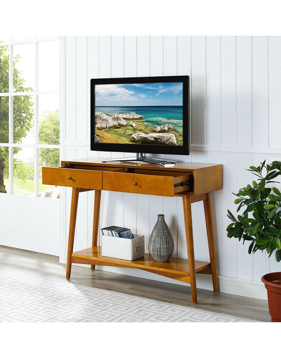 Tv Stands & Consoles Crosley | Crosley Landon Console Table Home Tv Stands & Consoles