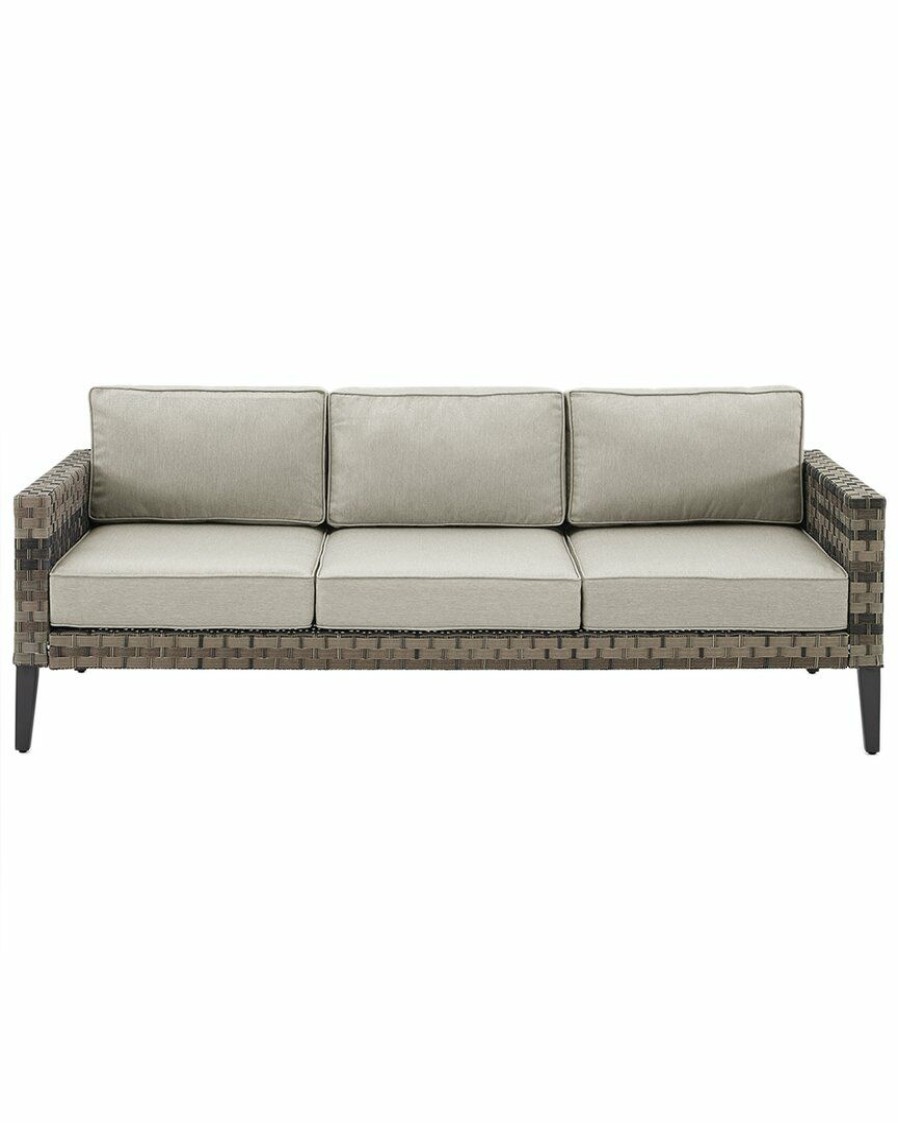 Seating Crosley | Crosley Furniture Prescott Outdoor Wicker Sofa Home Seating