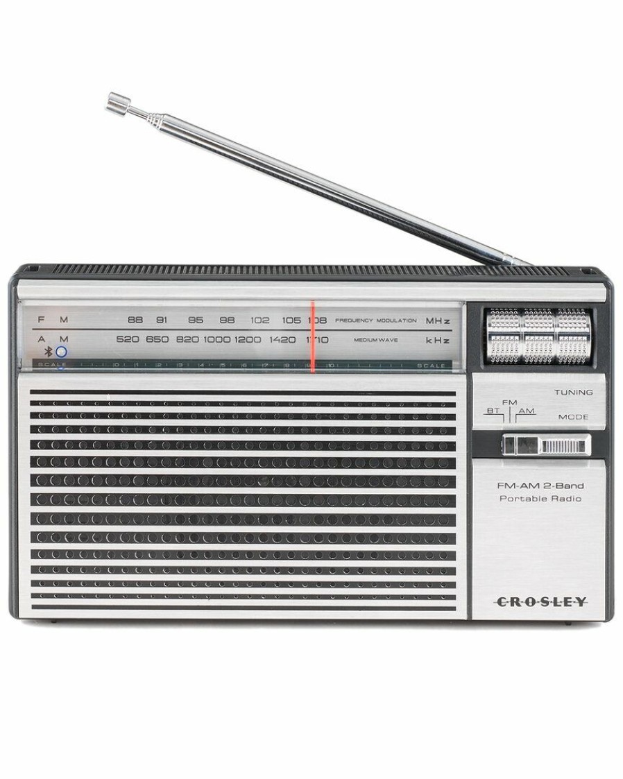 Kitchen Tools & Gadgets Crosley | Crosley Radio Silver Rambler Radio Home Kitchen Tools & Gadgets