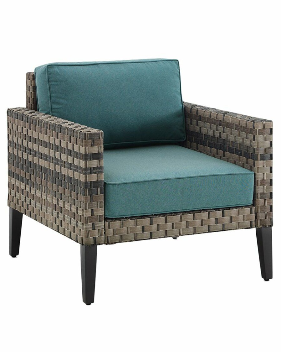 Seating Crosley | Crosley Furniture Prescott Outdoor Wicker Armchair Home Seating