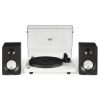 Smart Home Devices Crosley | Crosley Radio White Kt6101 Turntable And Speaker Kit Home Smart Home Devices