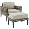 Seating Crosley | Crosley Furniture Prescott 2Pc Outdoor Wicker Armchair Set Home Seating